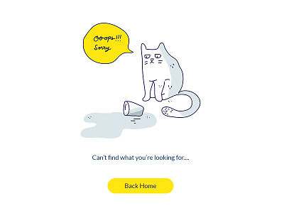 404 not my fault! 404 cat error sorry