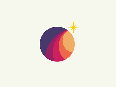 The Journey branding icon identity journey logo star swoosh