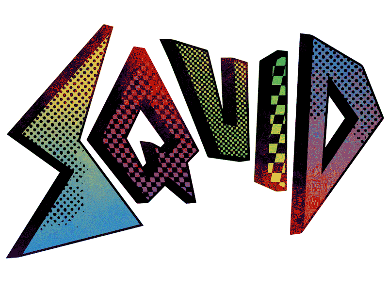 Squid Bikes Checkered Logo Animation action sports logo after effects animation bike checkered cyclocross identity kits logo patterns rad squid bikes