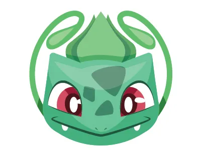Day 1 - 001 Bulbasaur 30 bulbasaur days illustration pokemon vector