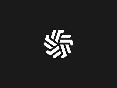 Random Symbol dark logo mark pentagram symbol