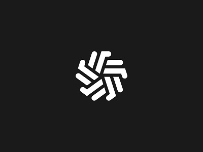 Random Symbol dark logo mark pentagram symbol