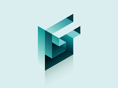 T + G - monogram 3d color g gradient hotel logo monogram simple t tega