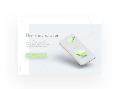 Daily Ui Challenge #074 - Download App challenge dailyui download app interface ui ux web design