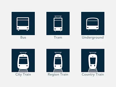 Public Transport Icons bus icon icons public transport public transportation subway train tram underground vector