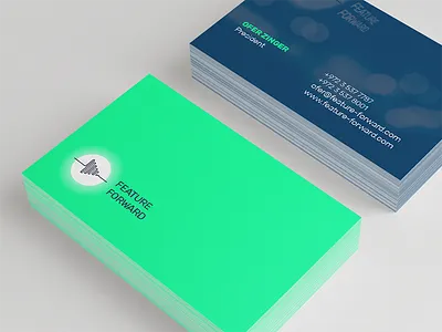 Feature Forward Bcards branding identity logo
