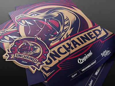 Unchained print animal poster print snake stickers unchained