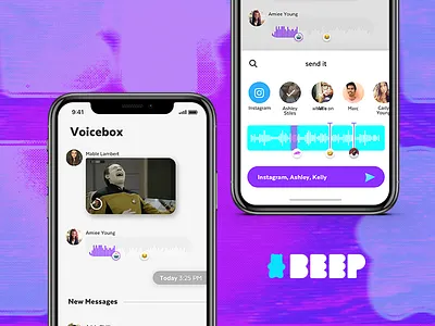 Beep - Walkie Talkie brand branding california ios iphone x logo los angeles social media social network ui design uiux