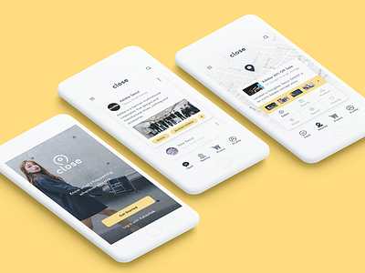 Close app fashion ios iphone korea location map mobile seoul shopping ui ux