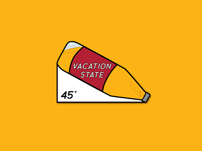 Vacation State Enamel Pin 40oz enamel pin gts vacation state