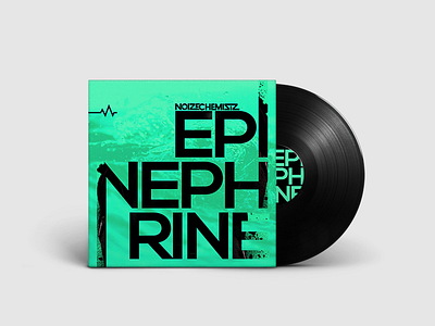 Record Sleeve — Noizechemistz edm electro graphic design record typography