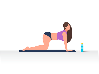 Asana 3 asana benefits bikini design girl health illustration love sexy yoga