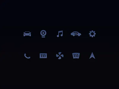 汽车ICON hmi icon