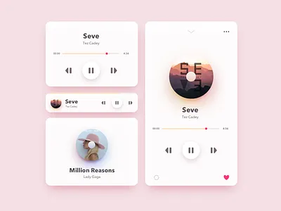 Daily UI 009 - Music Player app app design daily ui 009 ios mobile music music player ux widget