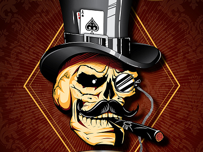 "Mr. Capital" illustration artdirection design drawing illustration portrait skull typography vector vector artwork vectorart