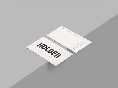 Holden Group business card brand duotone exploration grey logo mark minimalist monogram studio type