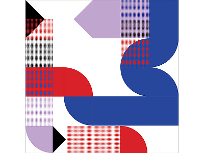 Kaleidoscope Poster Series 1, Poster 1 blue colorful geometry graphic design illustration kaleidoscope modern playful poster print design purple red