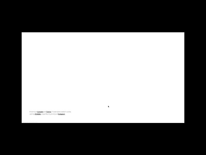 New homepage homepage one page website