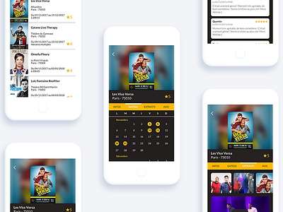 App - New event page app design event ios page select ui ux