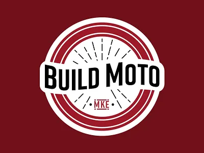 DesignMil 2017 - BUILD Moto Sticker 2017 build moto designmil sticker