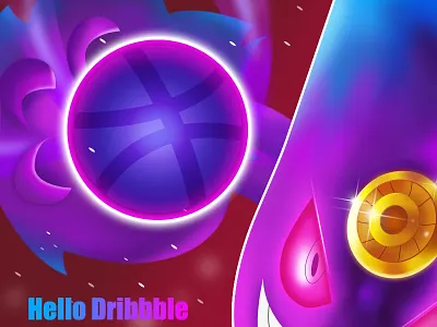 First Shot! Hello Dribbble~ illustration