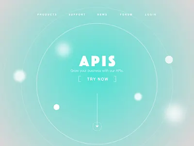 Landing page product website element gradient header landing page menu simple style