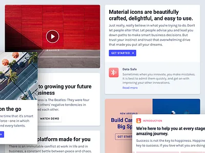 Seedbelt HTML Framework chat chat bot html framework html kit landing material design messenger mvp ui kit ux kit web development