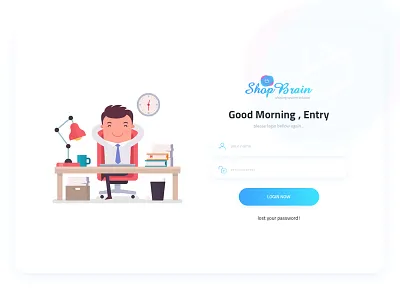 Shop Brian - Dashboard login app artwork dashboard design login system ui ux web webapp