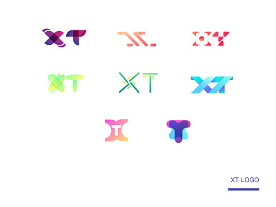 XT logo x，t，logo