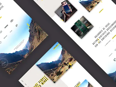 Agency Website agency glitch website yellow