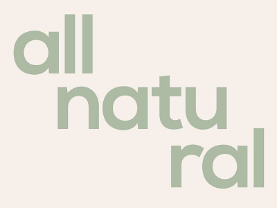 Botanika headline typography botanica branding clean identity minimal sans serif typography visual identity