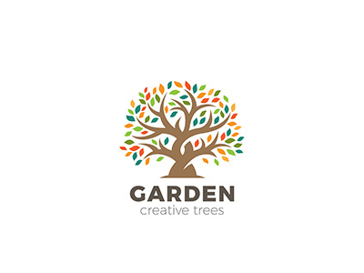 Tree Garden Logo design eco garden logo logotype nature plant tree