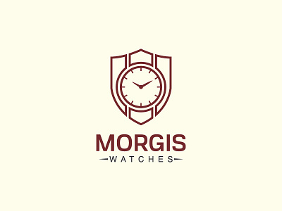 Morgis Watches icon logo minimal shield watch