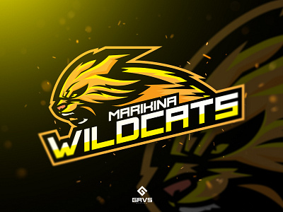 Marikina Wildcats basketball design graphic logo mascot sport