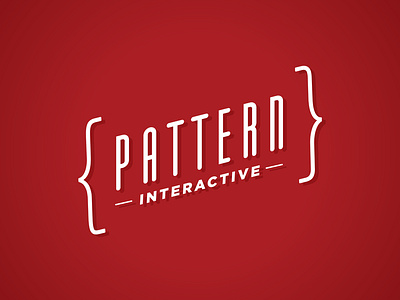 Pattern Interactive Logo branding graphic design logo