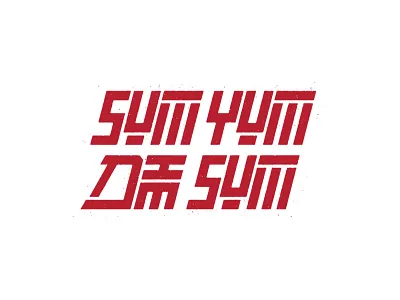 Sum Yum Dim Sum art branding dallas design dimsum food interiordesign logo restaurant