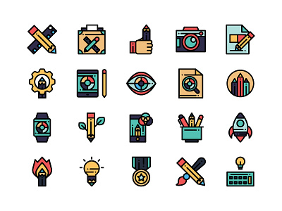 Design Thinking creative icons design icons designer digital icons flat icons ui icons web icons