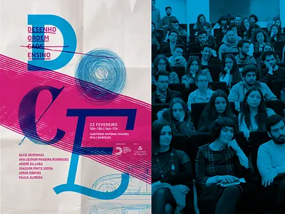 Drawing Order Chaos Education graphic design poster