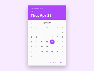 Day 25: Date Picker date picker ui ui30