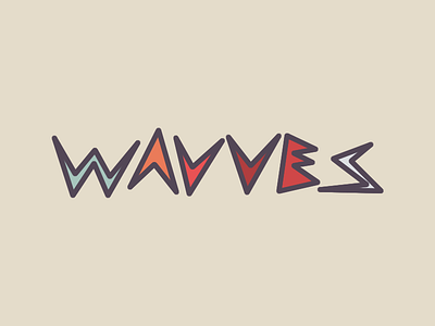 Wavves | Band Logo Series alternative band logo beach california logo music san diego surf wavves