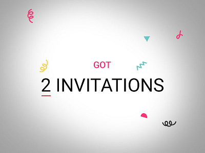 Dribbble Invitations!