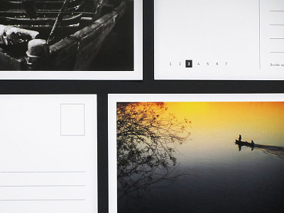 Analog analog branding filmstrip logo logomark postcard print stamp visual identity