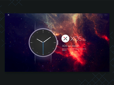 XGene XOS animation gif ui web design welcome screen