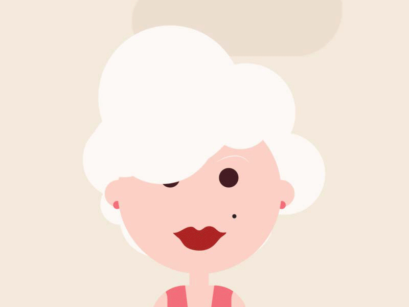 Marilyn monroe 2d after effects cartoon character design gif happy marilyn monroe motion paris