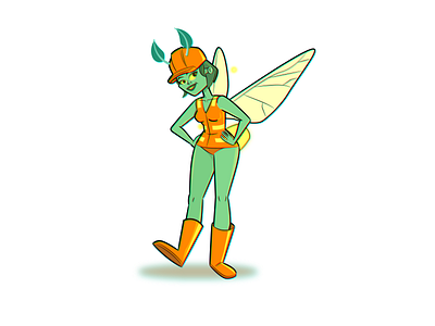 Winged Bug 4 adobe illustrator bug character design illustration insect