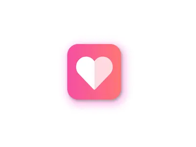 Fitness app icon android app fitnessapp health icon ios minimalist pulserate track ui ux