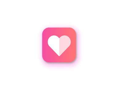 Fitness app icon android app fitnessapp health icon ios minimalist pulserate track ui ux