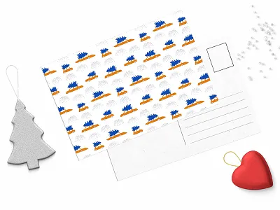 Winter Wonderland background children christmas decoration holidays object pattern print seamless shape tree winter