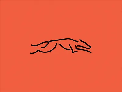 Dog brand design icon logo yuro