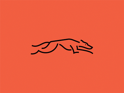Dog brand design icon logo yuro